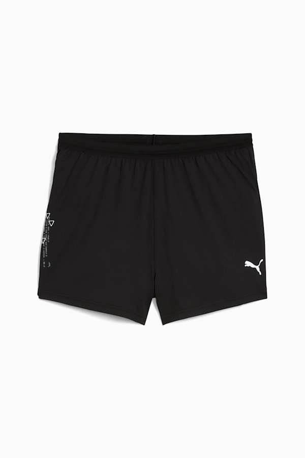 Knit 3" Split Running Shorts Men, PUMA Black, extralarge